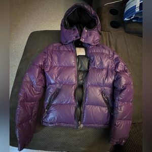 Purple Moncler Coat